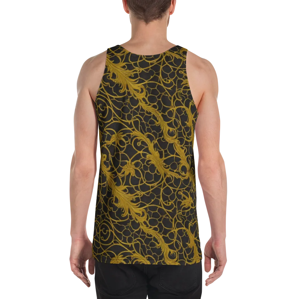 Gilded Acanthus on Men's Tank Top — Back