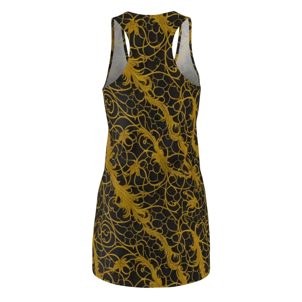Gilded Acanthus on Racerback Dress — Back