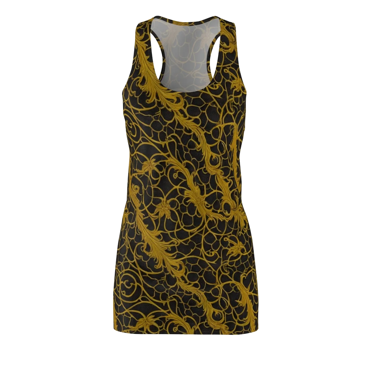 Gilded Acanthus on Racerback Dress — Front
