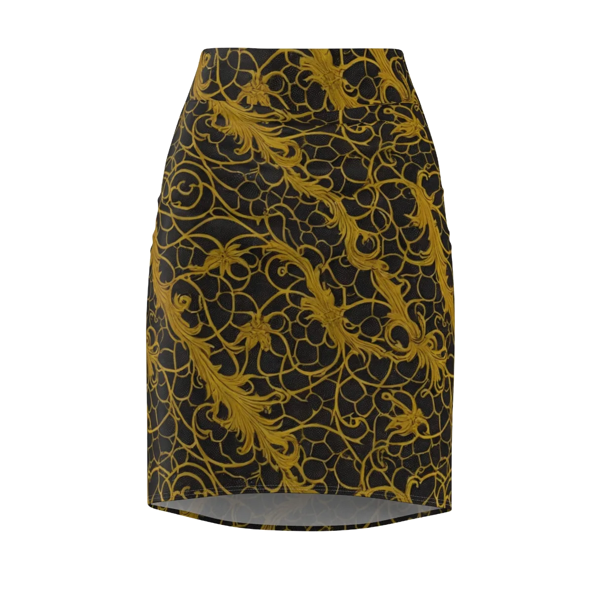 Gilded Acanthus on Pencil Skirt — Front