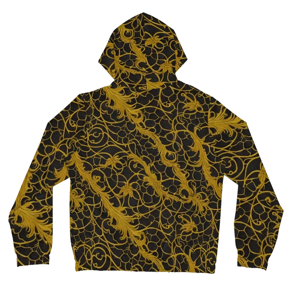 Gilded Acanthus on Women's Full-Zip Hoodie — Back