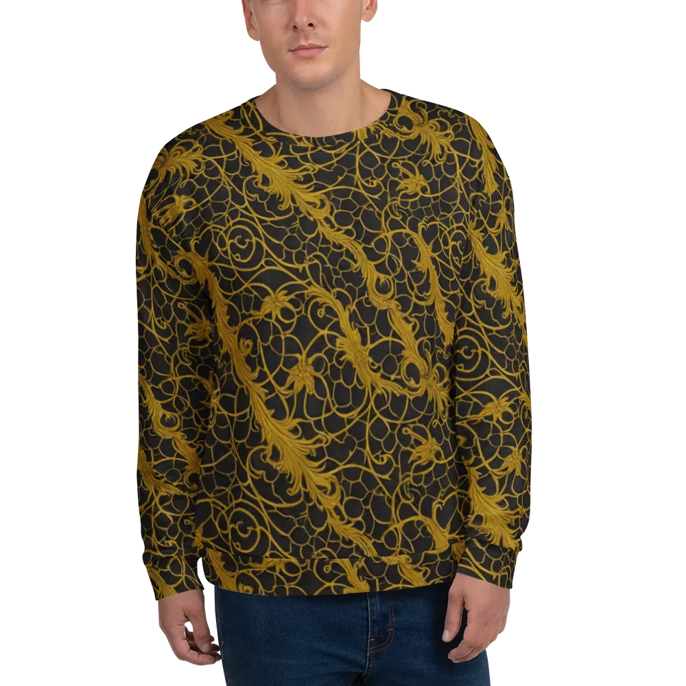 Gilded Acanthus on Sweatshirt — Front
