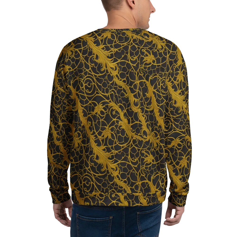 Gilded Acanthus on Sweatshirt — Back
