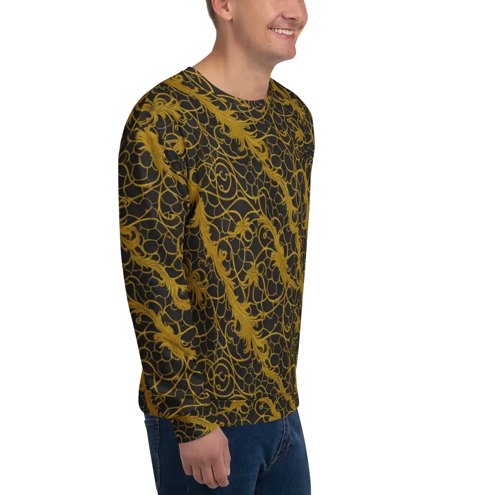 Gilded Acanthus on Sweatshirt — Right Front