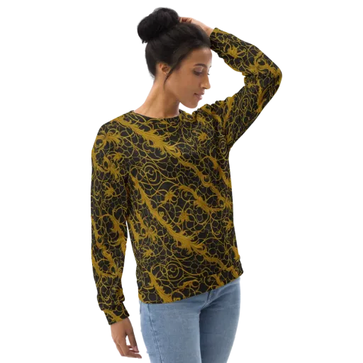 Gilded Acanthus on a Sweatshirt