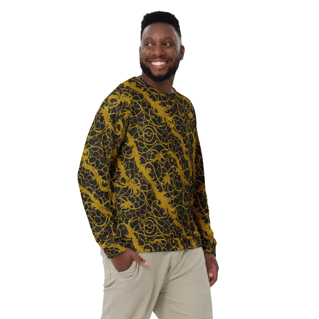 Gilded Acanthus on Sweatshirt — Front