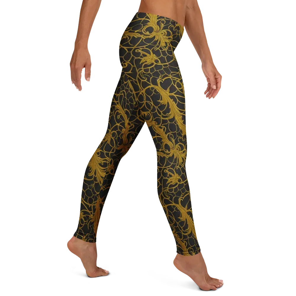 Gilded Acanthus on Leggings — Right