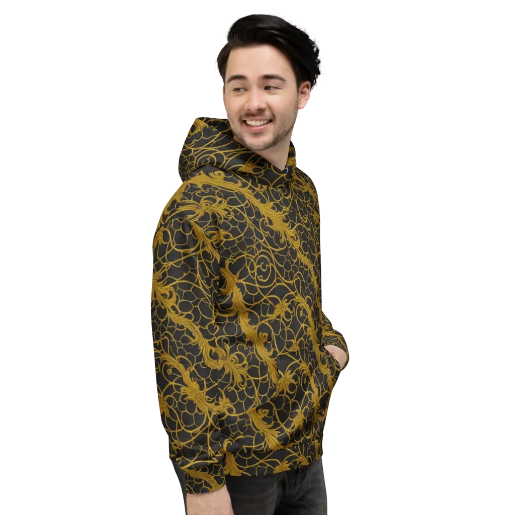 Gilded Acanthus on Hoodie — Right