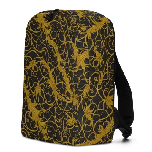 Gilded Acanthus on a Minimalist Backpack