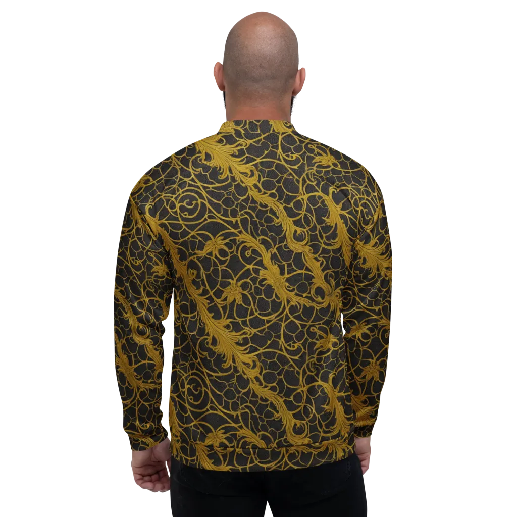 Gilded Acanthus on Bomber Jacket — Back