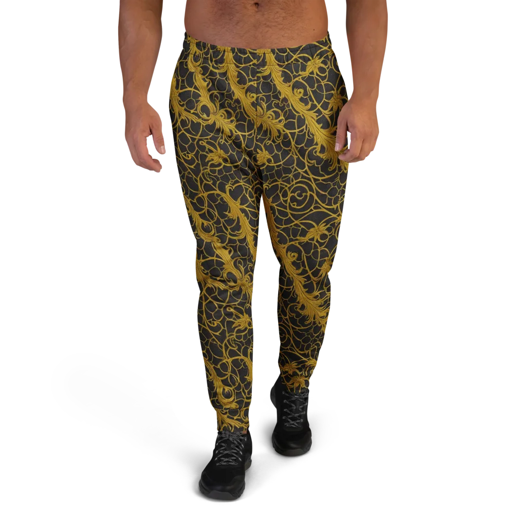 Gilded Acanthus on Men's Joggers — Front