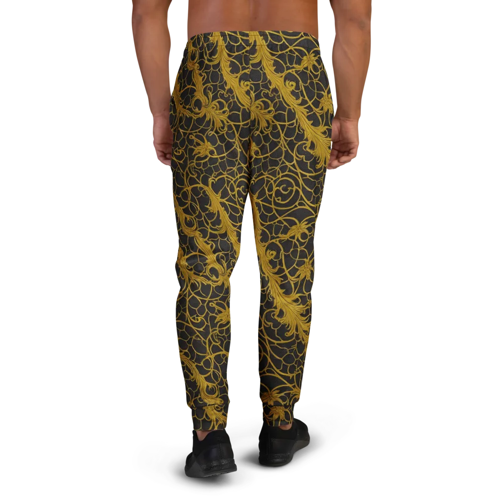 Gilded Acanthus on Men's Joggers — Back