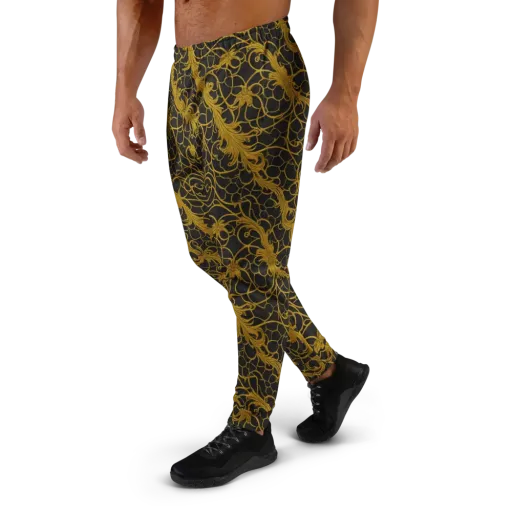 Gilded Acanthus on a Men's Joggers