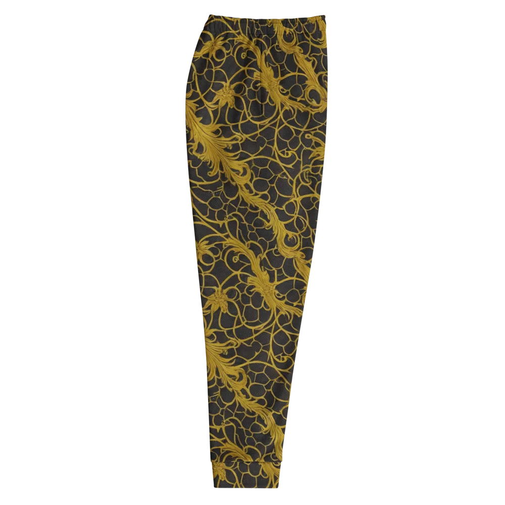 Gilded Acanthus on Men's Joggers — Right