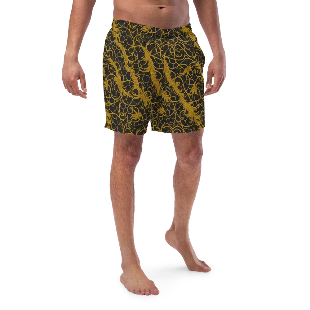 Gilded Acanthus on Swim Trunks — Front