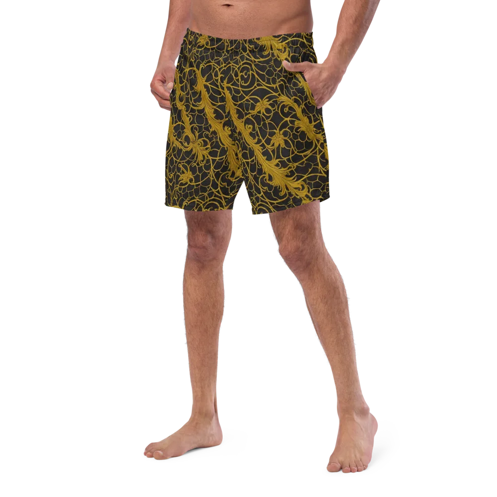 Gilded Acanthus on Swim Trunks — Left Front