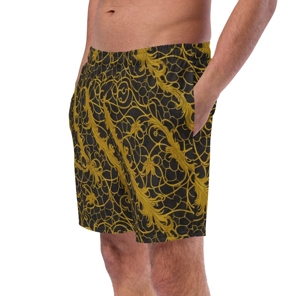 Gilded Acanthus on Swim Trunks — Left Front