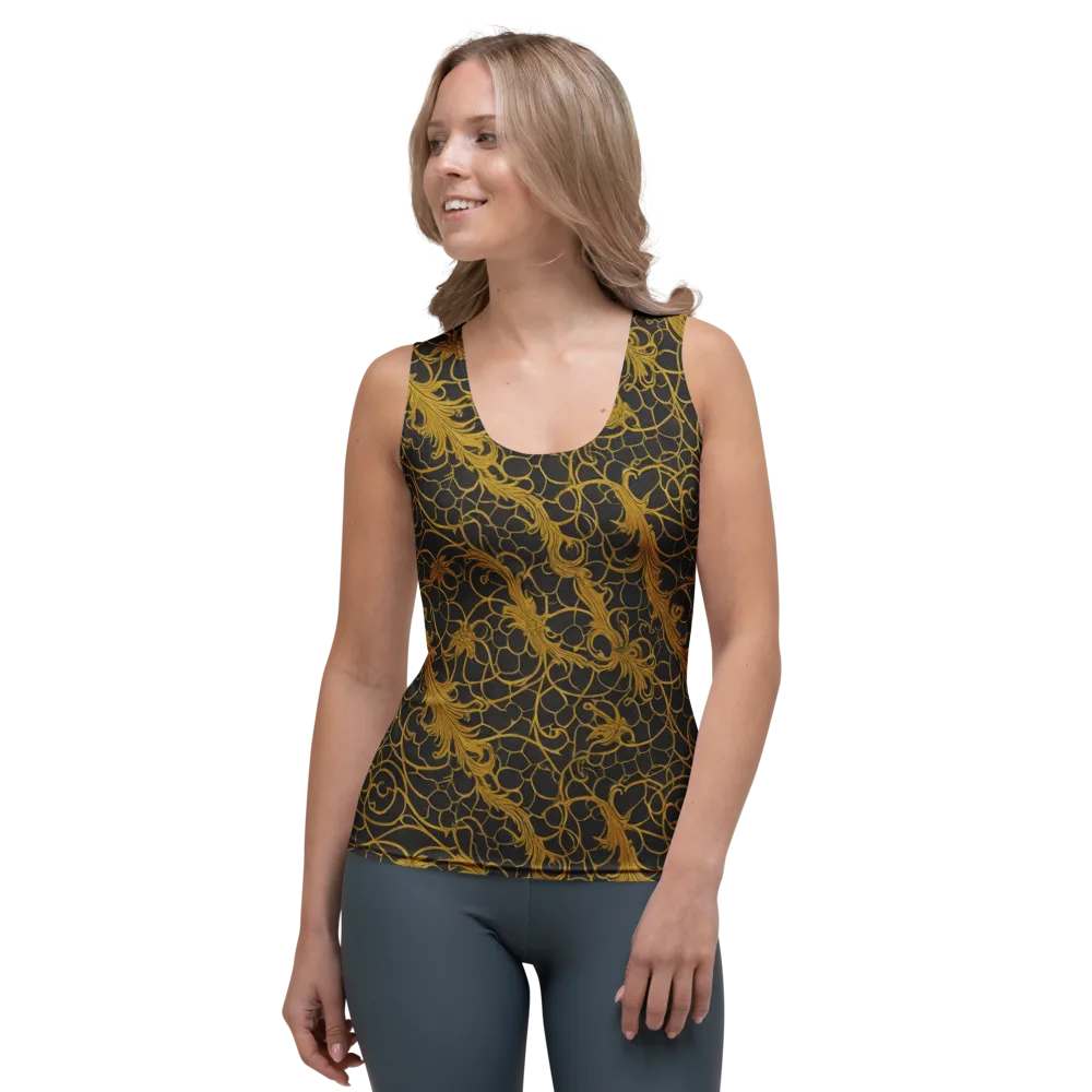 Gilded Acanthus on Women's Tank Top — Front