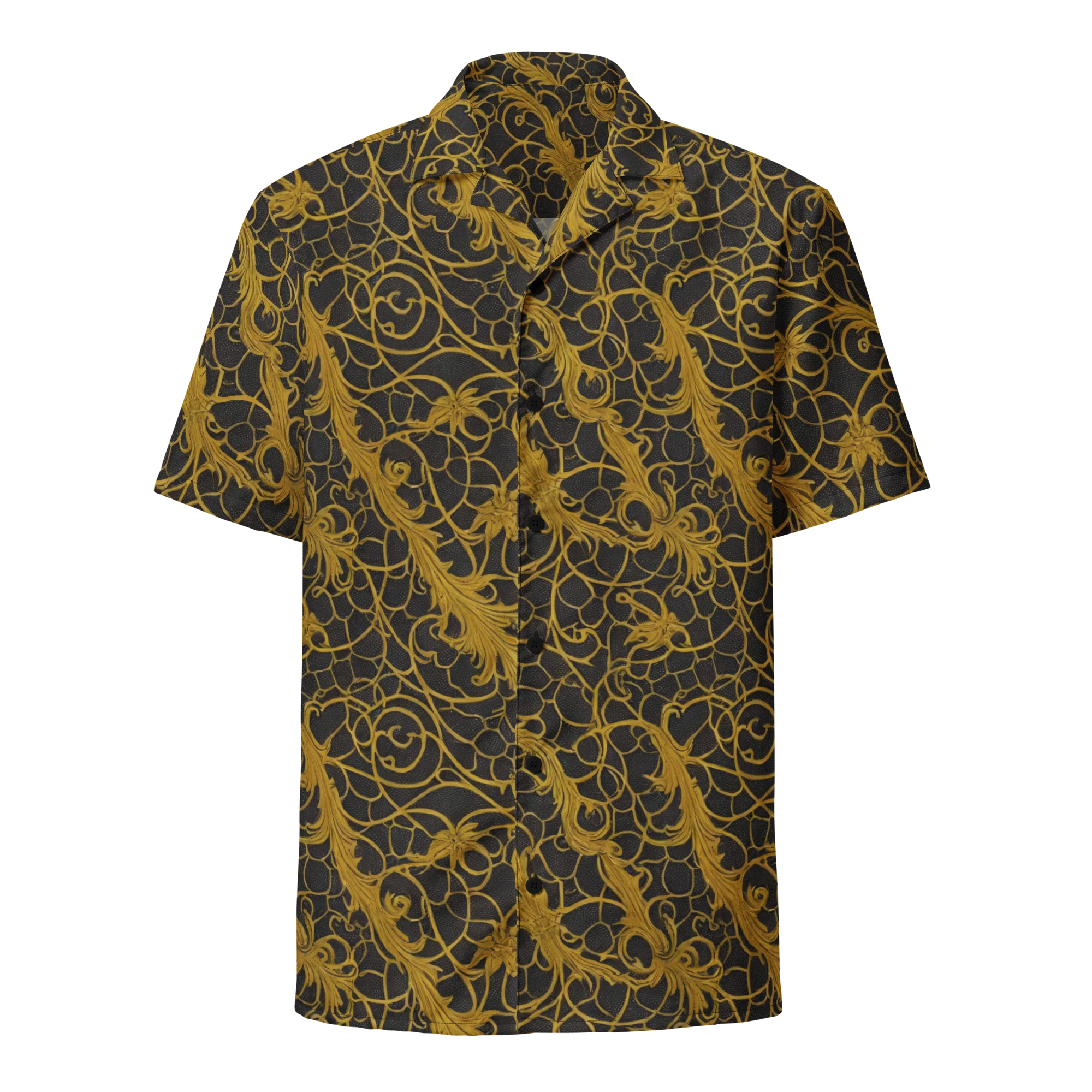Gilded Acanthus on Button Shirt — Front