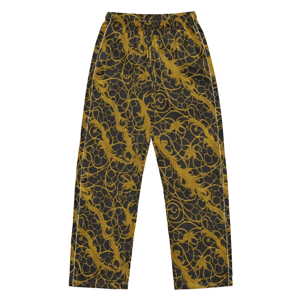 Gilded Acanthus on Women's Pajama Pants — Front
