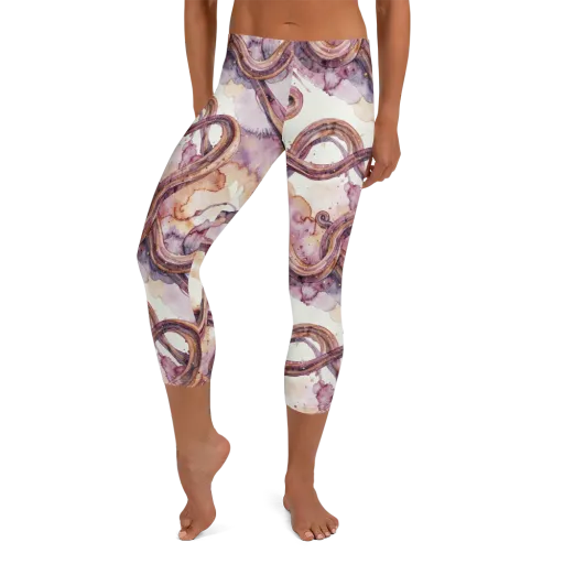Stardust Swerve on a Capri Leggings