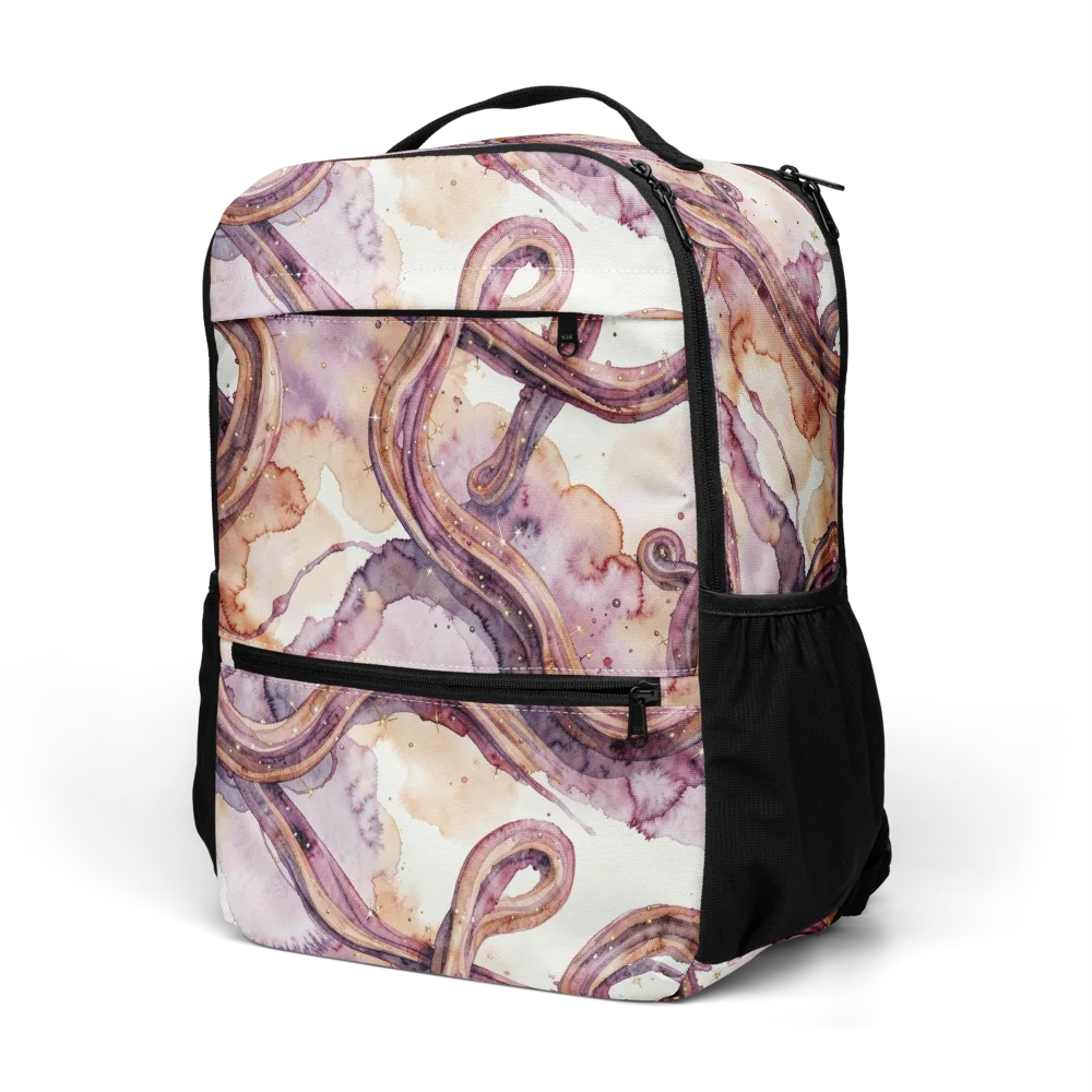 Stardust Swerve on Utility Backpack — Left Front