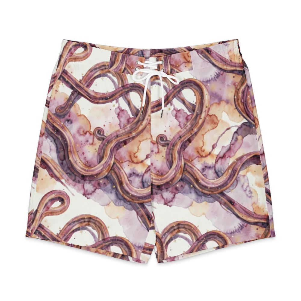 Stardust Swerve on Men's Board Shorts — Front