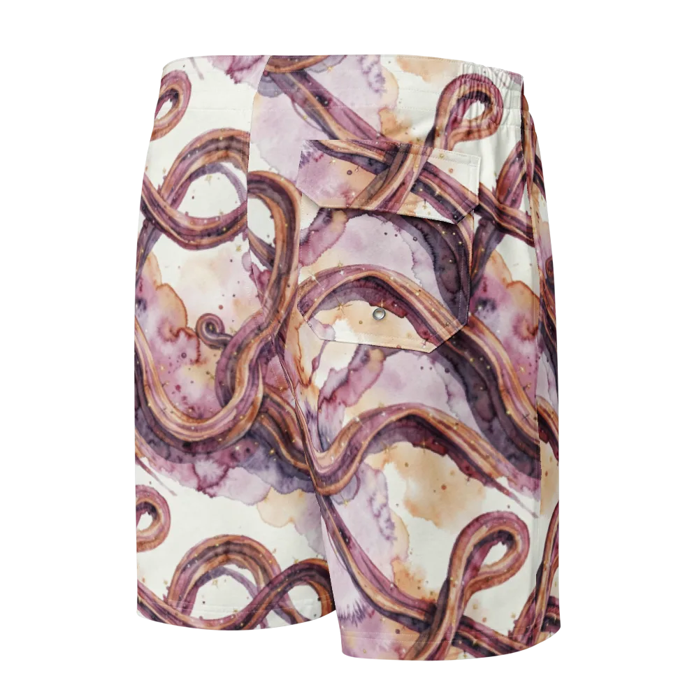 Stardust Swerve on Men's Board Shorts — Back