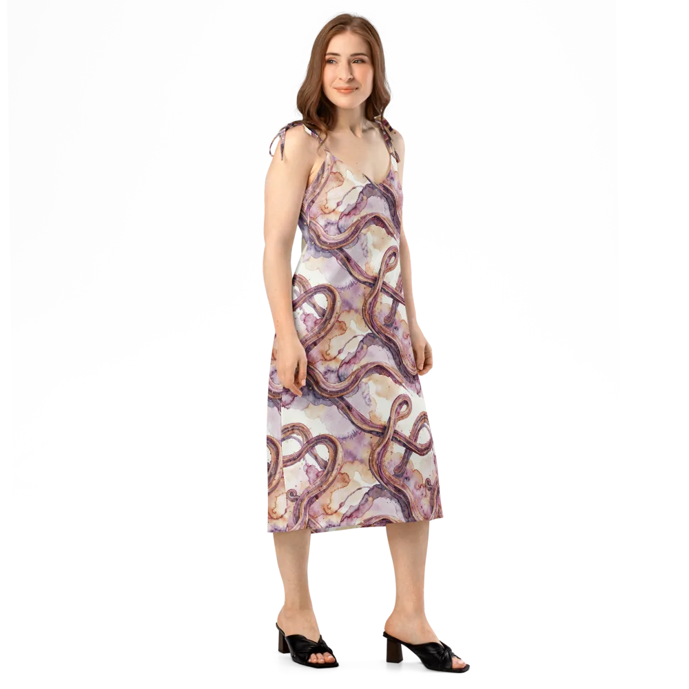 Stardust Swerve on Slip Dress — Right Front