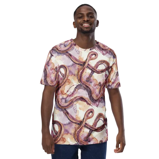 Stardust Swerve on a Men's Crew Neck T-Shirt