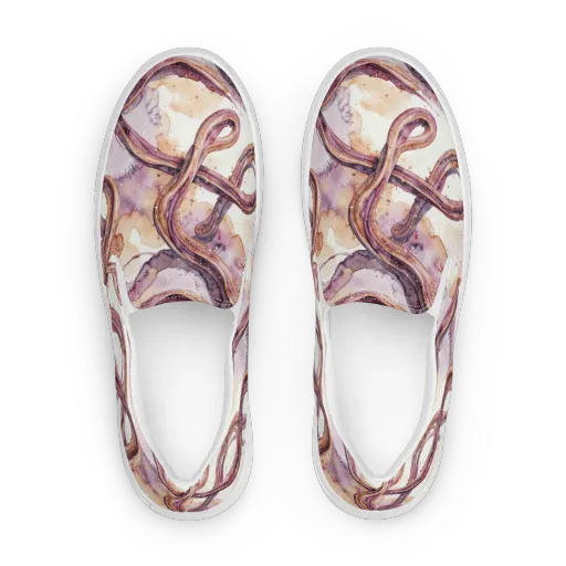 Stardust Swerve on a Women's Slip-On Canvas Shoes
