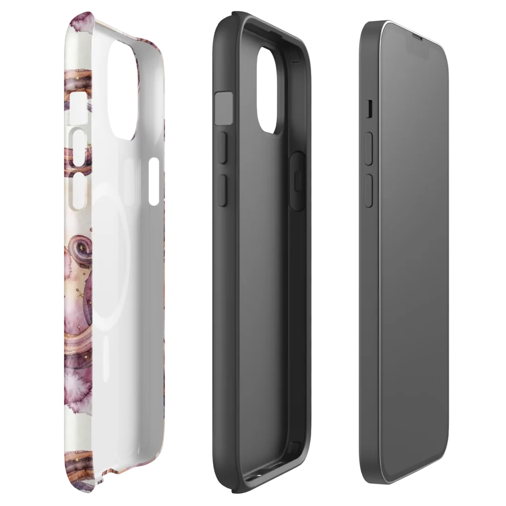 Stardust Swerve on MagSafe Tough Case for iPhone® — Front