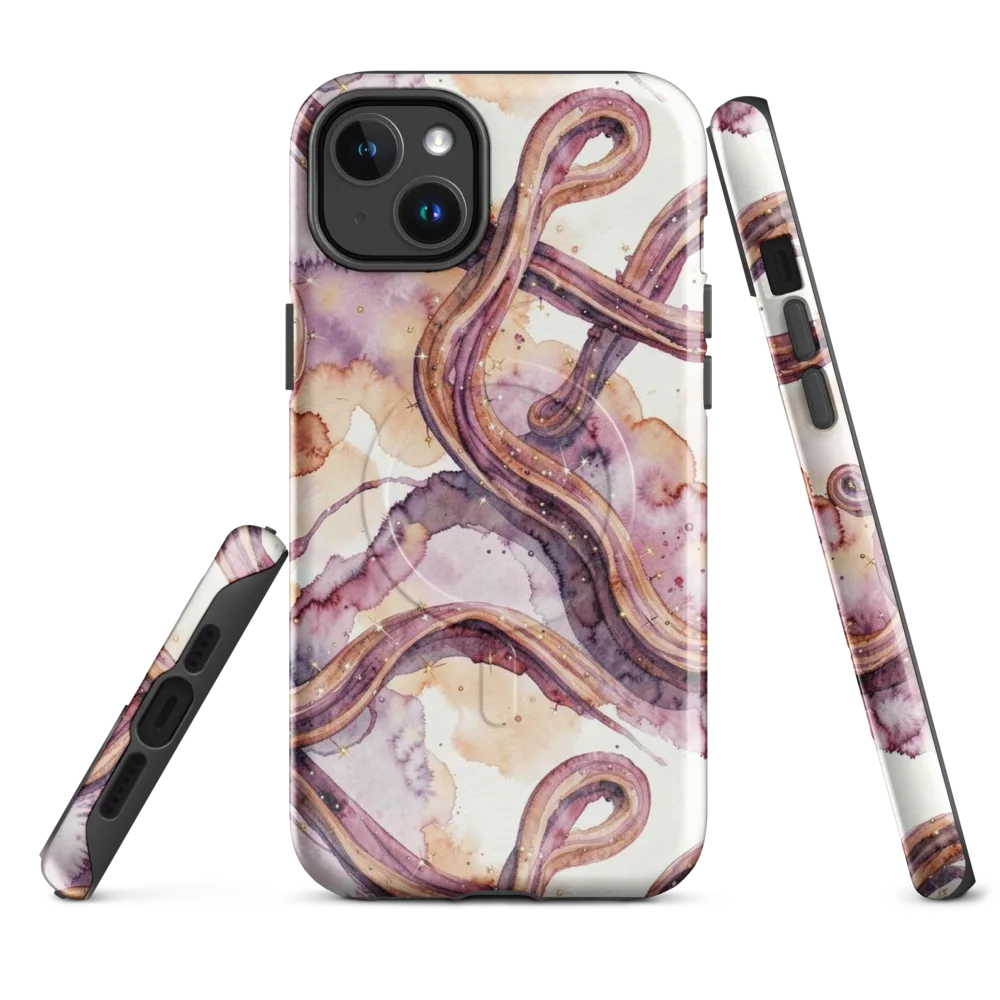 Stardust Swerve on MagSafe Tough Case for iPhone® — Front