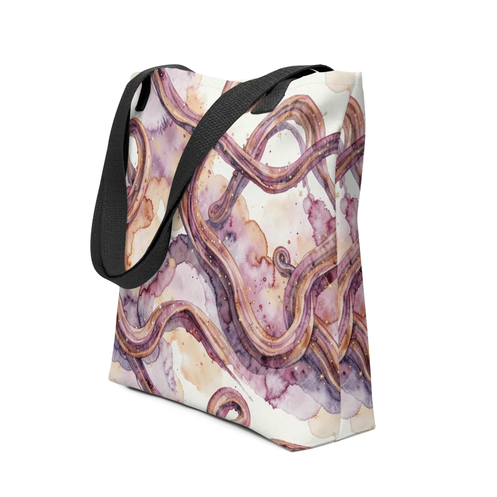 Stardust Swerve on Tote Bag — Front