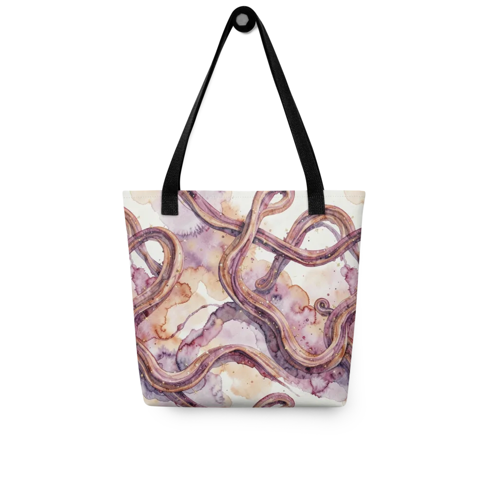 Stardust Swerve on Tote Bag — Front
