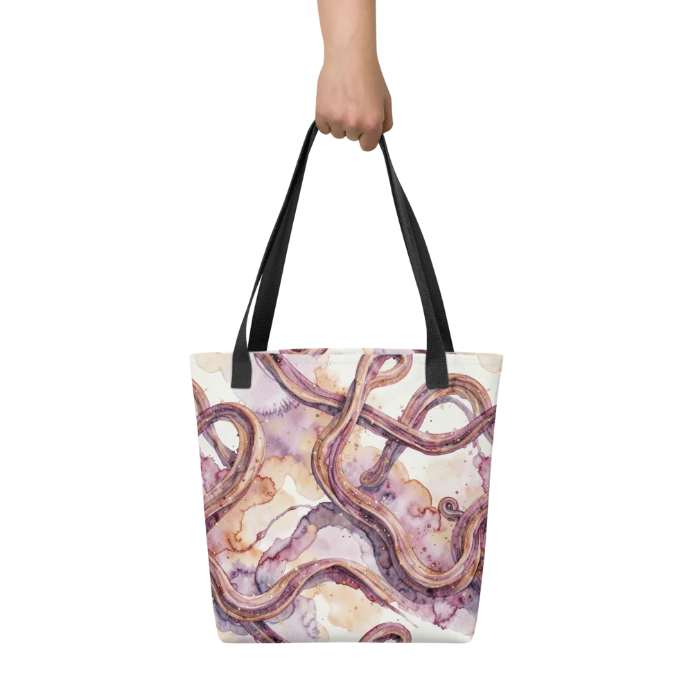 Stardust Swerve on Tote Bag — Front