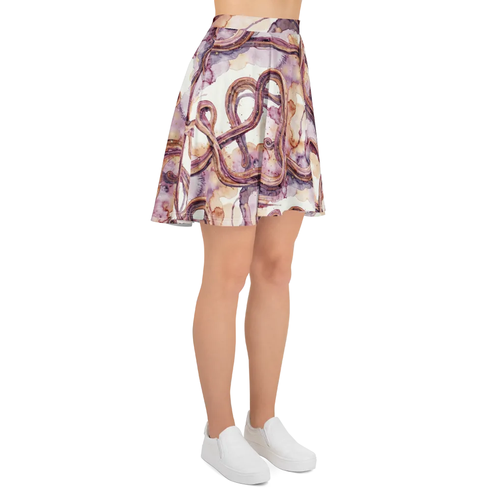 Stardust Swerve on Skater Skirt — Right