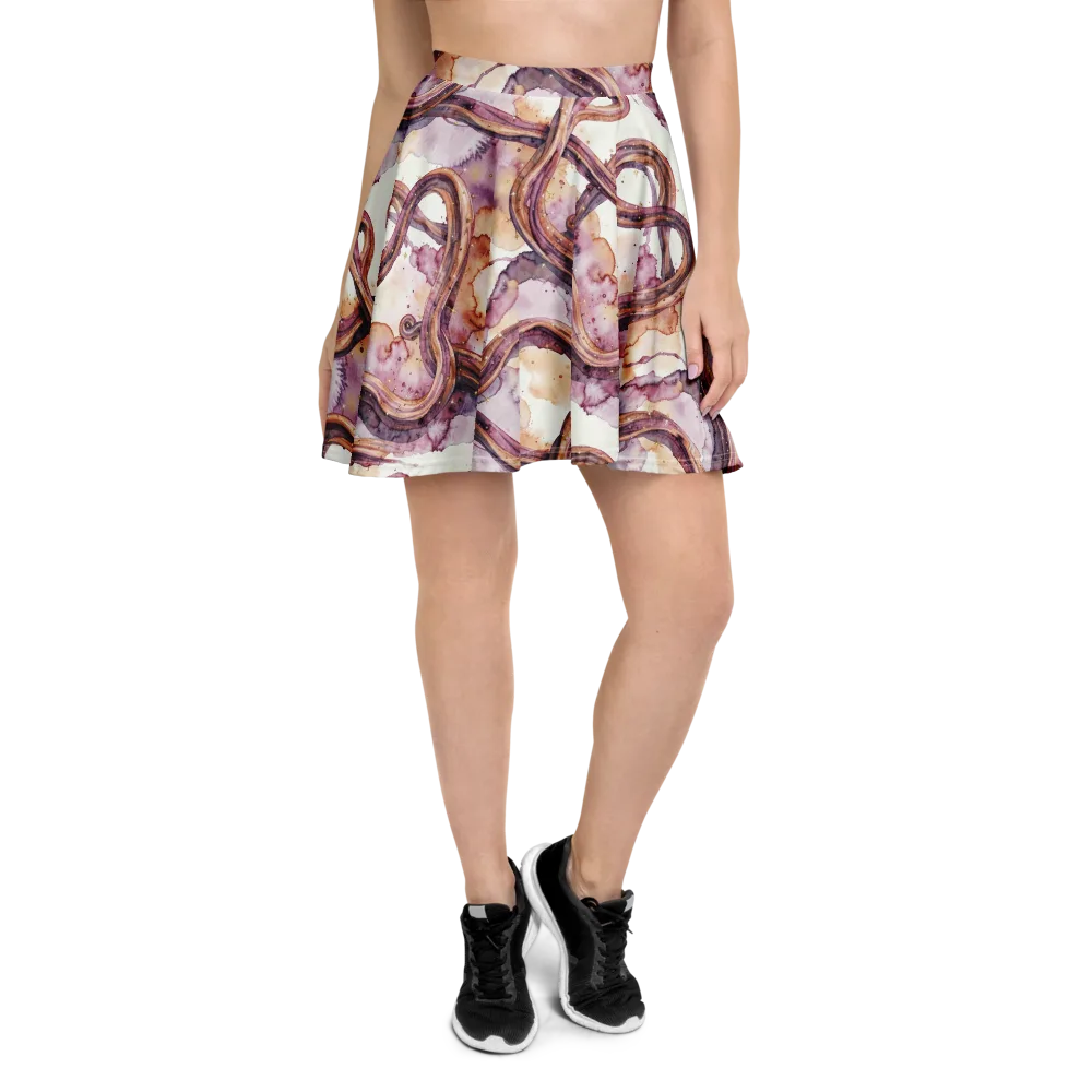 Stardust Swerve on Skater Skirt — Front