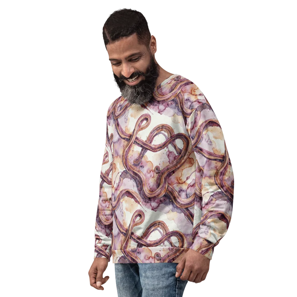 Stardust Swerve on Sweatshirt — Left Front