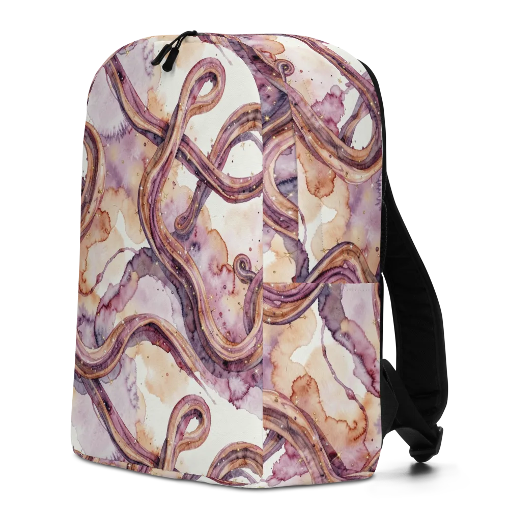 Stardust Swerve on Minimalist Backpack — Left