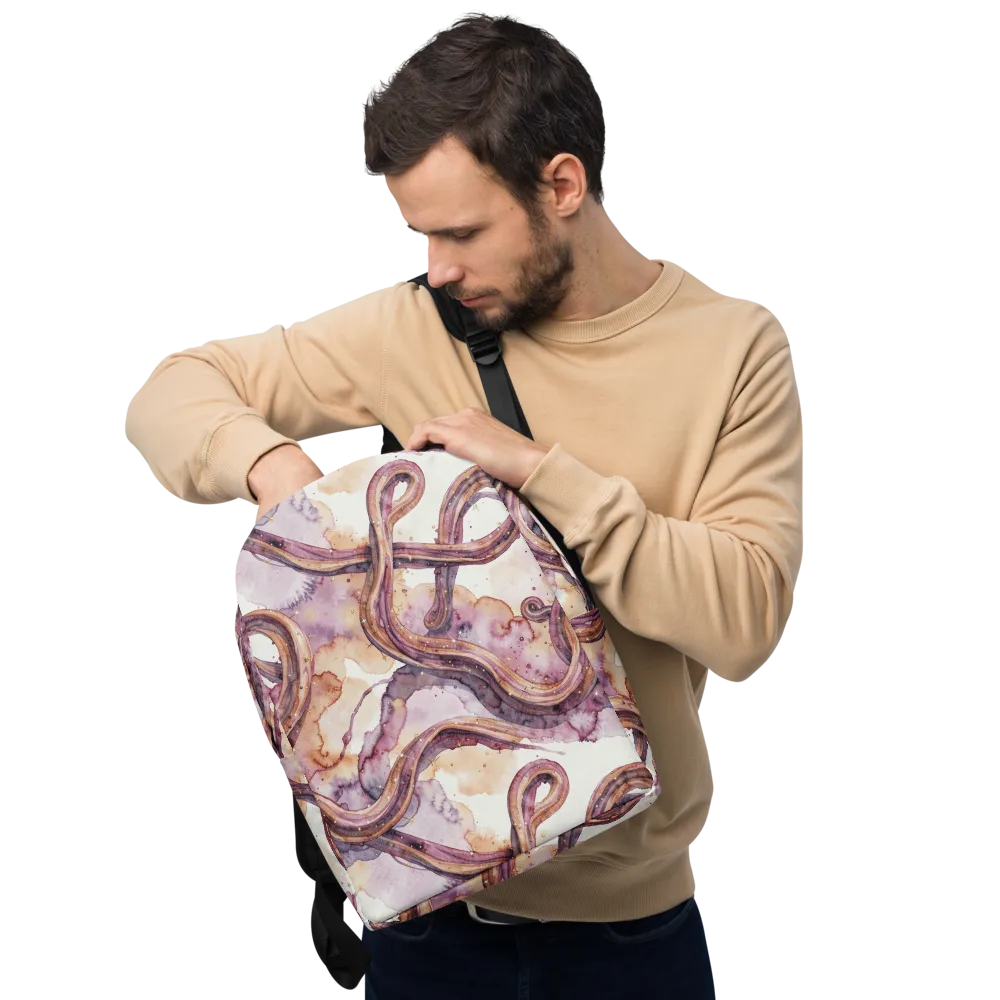 Stardust Swerve on Minimalist Backpack — Front