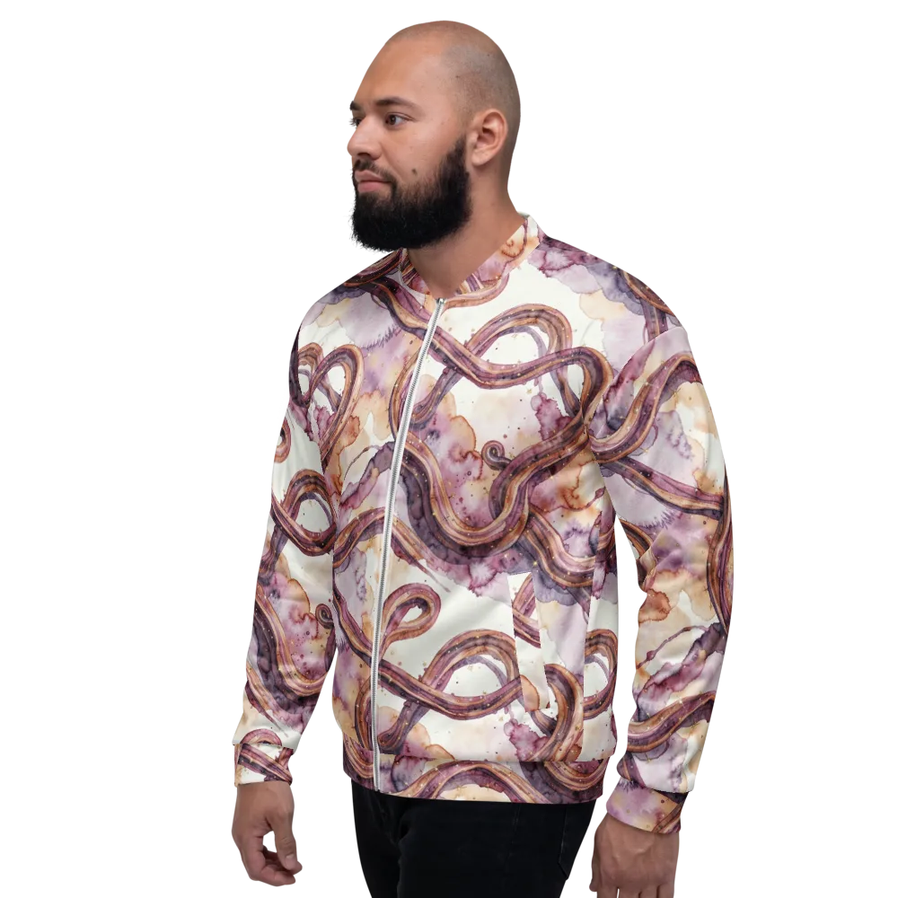 Stardust Swerve on Bomber Jacket — Left