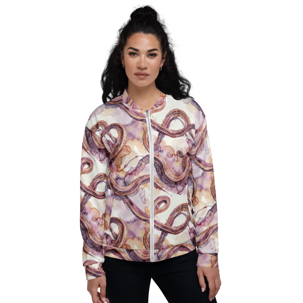 Stardust Swerve on Bomber Jacket — Front