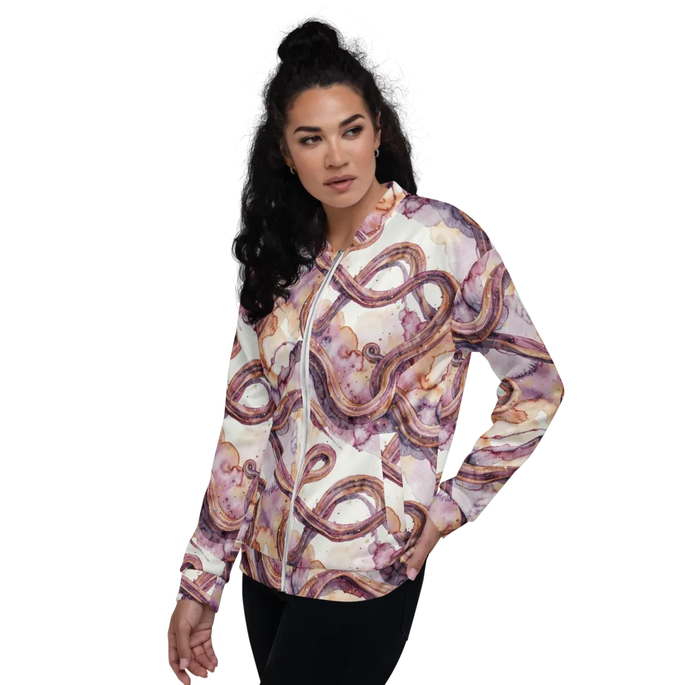 Stardust Swerve on Bomber Jacket — Left