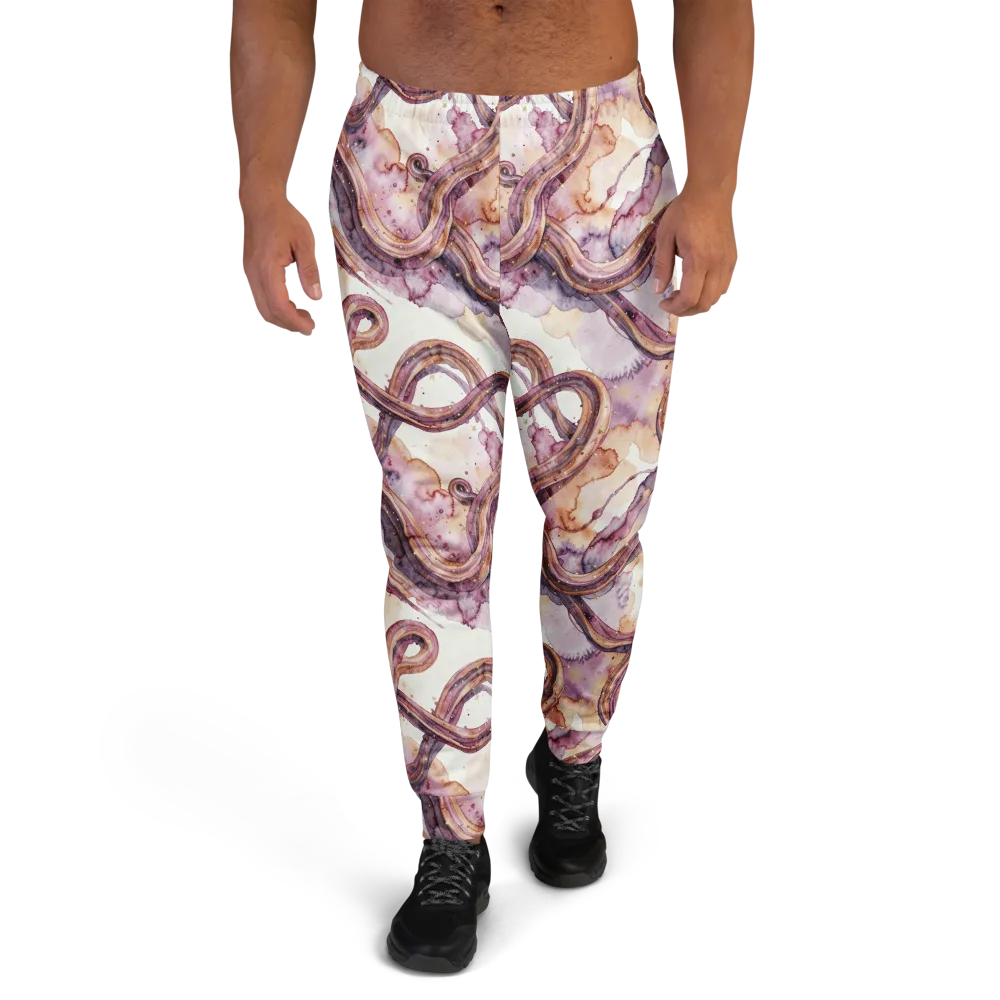 Stardust Swerve on Men's Joggers — Front