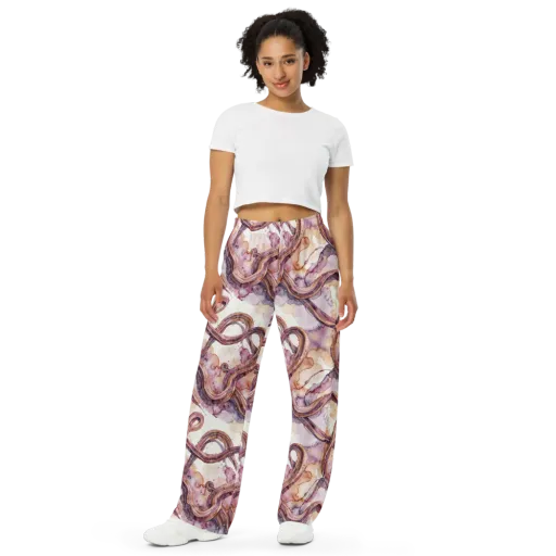 Stardust Swerve on a Wide-Leg Pants