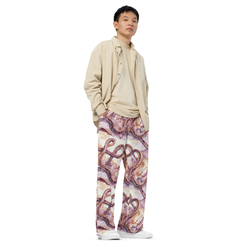 Stardust Swerve on Wide-Leg Pants — Right Front
