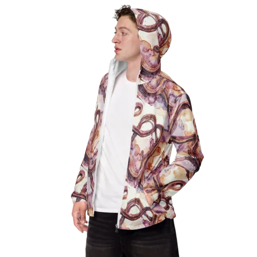 Stardust Swerve on a Men's Windbreaker