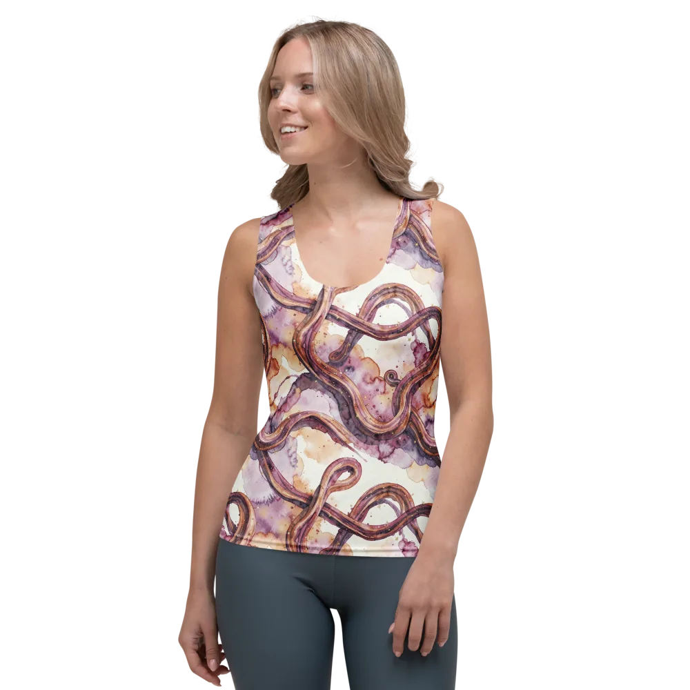 Stardust Swerve on Women's Tank Top — Front