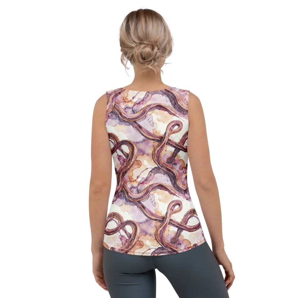 Stardust Swerve on Women's Tank Top — Back